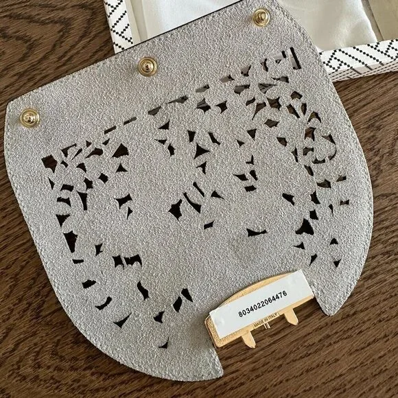 NEW!Furla My Play Interchangeable Metropolis Leather Flap -Diecut pink butterfly - Picture 3 of 6